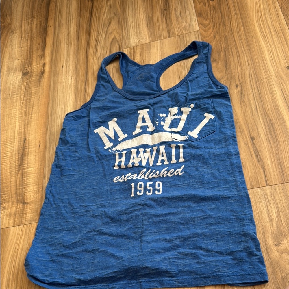 Blue Maui Hawaii Tank Top